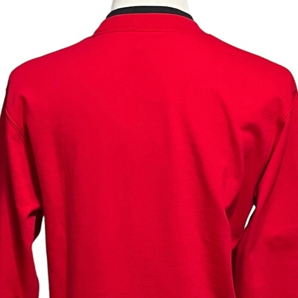 NWT Trilllogy Christmas Embroidered Cardinals Red Sweatshirt Size Small - Picture 4 of 10